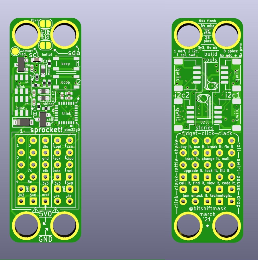 Sprocket Board Renders